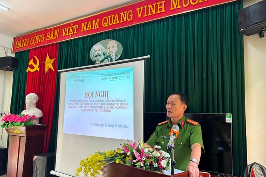 Cao Bằng: Tư vấn, giới thiệu việc làm cho đối tượng chấp hành xong án phạt tù