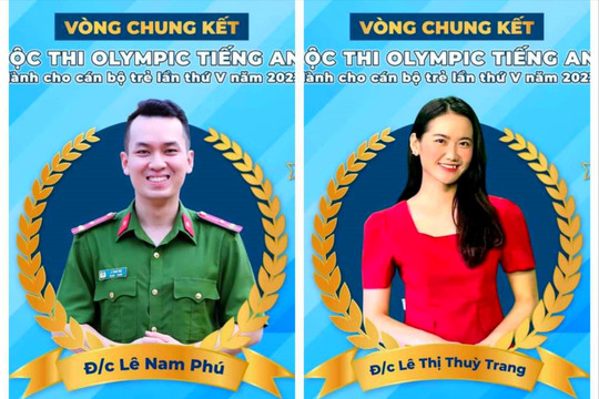 Nghệ An: 2 thí sinh xuất sắc vào thi chung kết Cuộc thi Olympic tiếng Anh