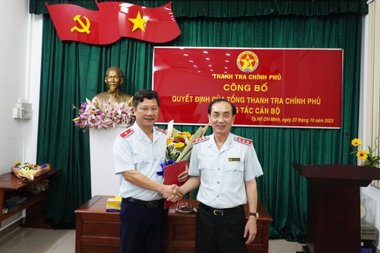 Bổ nhiệm Cục trưởng Cục Thanh tra, Giải quyết khiếu nại, tố cáo khu vực 3
