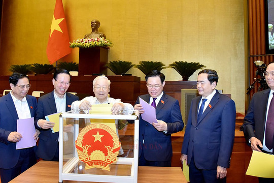 Kết quả phiếu tín nhiệm 44 lãnh đạo Quốc hội bầu, phê chuẩn