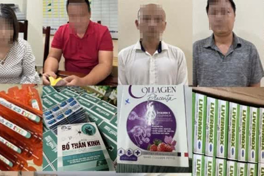 Bắt các đối tượng sản xuất, buôn bán thực phẩm chức năng giả