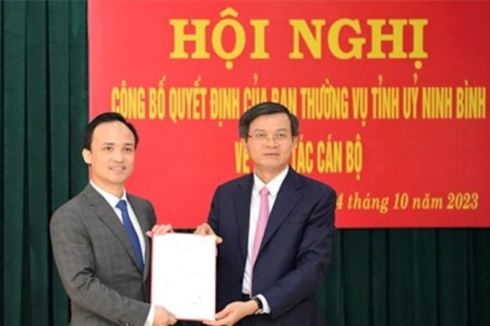 Điều chuyển Giám đốc Sở Xây dựng Ninh Bình