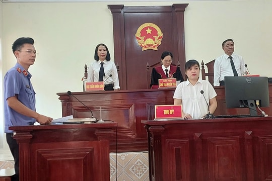 TAND huyện An Dương xét xử trực tuyến vụ án về ma túy