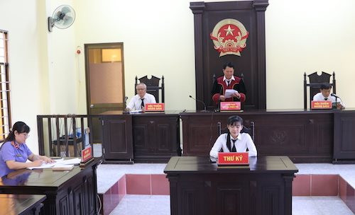 TAND huyện Châu Thành xét xử trực tuyến 3 vụ án hình sự