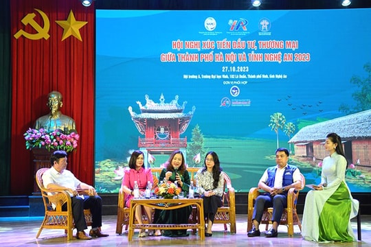 Tăng cường xúc tiến đầu tư, thương mại giữa Hà Nội và Nghệ An