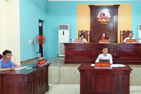 TAND quận Kiến An xét xử trực tuyến vụ án ma túy