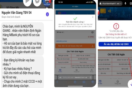 Ngăn chặn kịp thời vụ lừa đảo vay tiền online