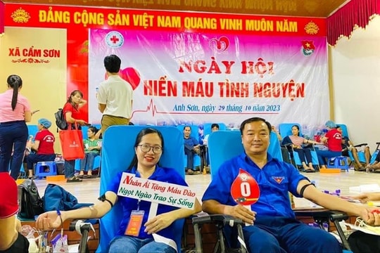 Gần 1.000 tình nguyện viên tham gia hiến màu tình nguyện