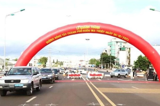 Đắk Lắk: Chính thức đưa vào sử dụng con đường nghìn tỷ sau 8 năm thi công