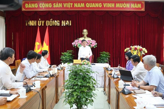 Bí thư Tỉnh ủy Đồng Nai làm việc với Hiệp hội Gỗ và lâm sản Việt Nam