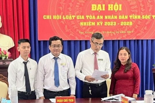 Đại hội Chi hội Luật gia TAND tỉnh Sóc Trăng nhiệm kỳ 2023-2028