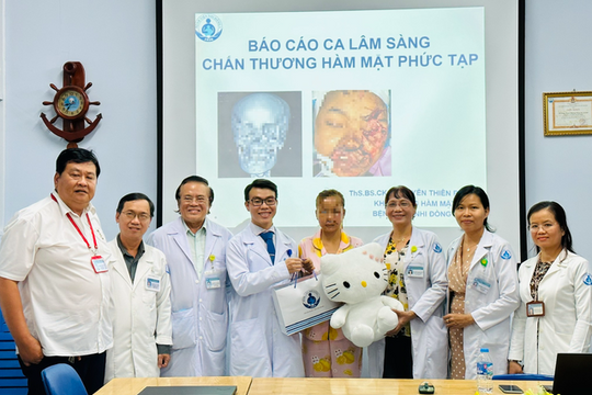Khâu 15m chỉ cứu khuôn mặt bệnh nhi bị tai nạn giao thông