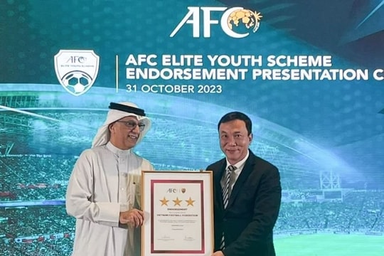VFF lọt top 3 đề cử giải Kim cương của AFC