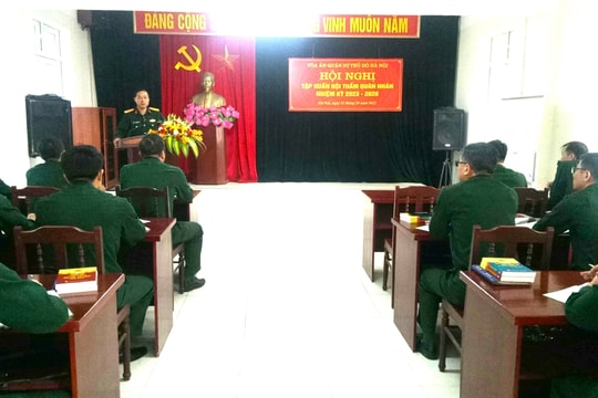 Tập huấn chuyên đề về tổ chức Tòa án các cấp cho Hội thẩm quân nhân