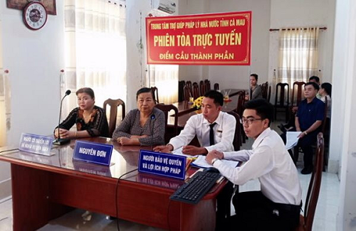 Đơn vị tiên phong trong công tác xét xử trực tuyến