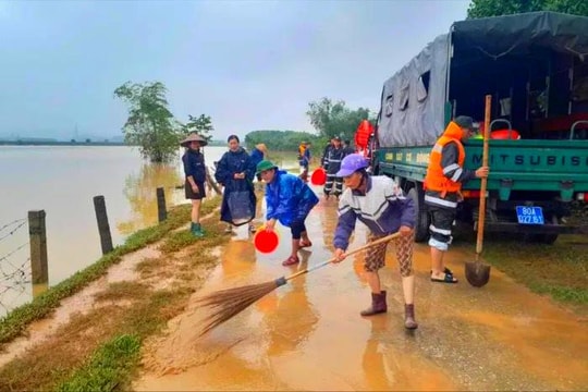 Hà Tĩnh: Huy động tối đa nhân lực, vật lực khắc phục hậu quả mưa lũ