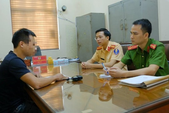 Lái xe vi phạm nồng độ cồn, chống người thi hành công vụ