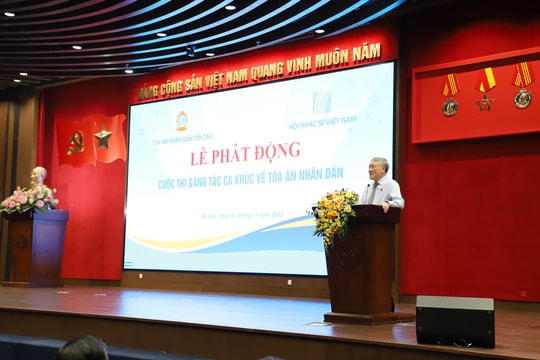 Phát động cuộc thi sáng tác ca khúc về Tòa án nhân dân