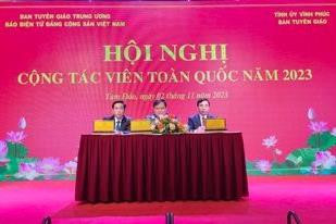 Báo điện tử Đảng Cộng sản Việt Nam tổ chức Hội nghị Cộng tác viên toàn quốc năm 2023