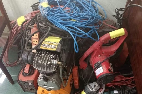 Nhóm thợ xây chuyên trộm tài sản tại các công trình