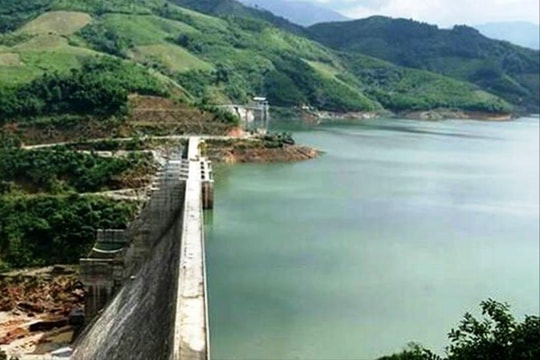 Quảng Ngãi: Điều tiết hồ chứa Nước Trong để ứng phó mưa lũ