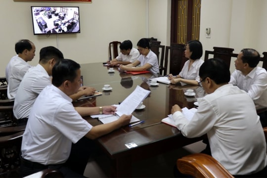TAND tỉnh Hà Nam tổ chức phiên tòa giám sát trực tuyến và rút kinh nghiệm theo yêu cầu cải cách tư pháp