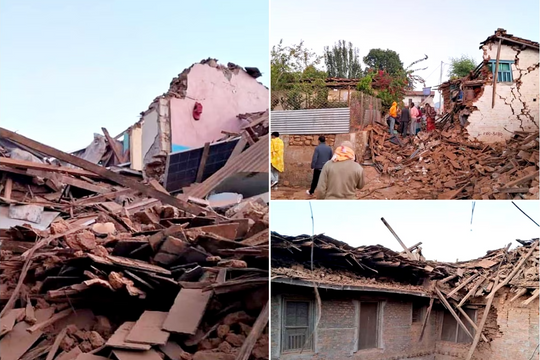 Nepal: Động đất khiết ít nhất 128 người thiệt mạng