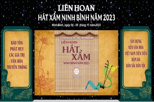 Khai mạc Liên hoan hát Xẩm Ninh Bình mở rộng 2023