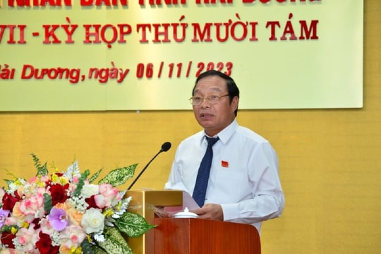 Khai mạc Kỳ họp thứ 18 HĐND tỉnh Hải Dương 