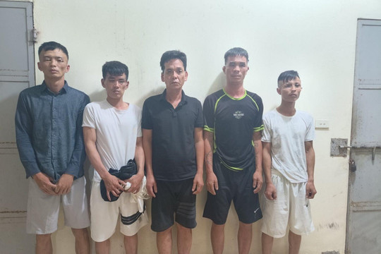 Băng trộm cắp, chứa chấp tài sản bị bắt