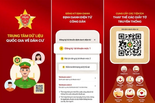Thí điểm hiển thị các trường thông tin về sức khỏe cá nhân trên VNeID ở Hà Nội