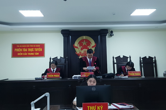 TAND tỉnh Hà Giang rút kinh nghiệm từ vụ án ma túy xét xử trực tuyến