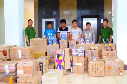 Triệt phá đường dây buôn bán pháo liên tỉnh