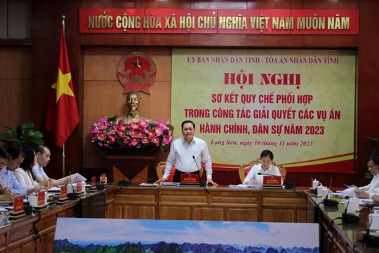 Sơ kết quy chế phối hợp giải quyết các vụ án năm 2023