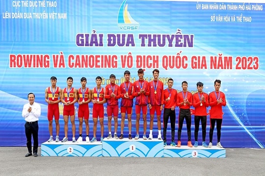 Khai mạc Giải đua thuyền Rowing và Canoeing năm 2023