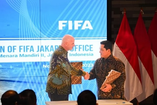 FIFA hỗ trợ xây dựng văn phòng mới tại Indonesia