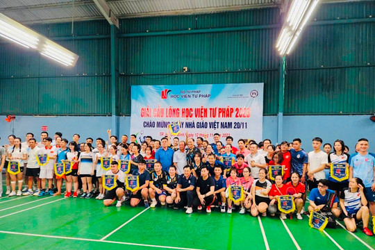 Học viện Tư pháp tổ chức Hội thi văn nghệ - Thể dục thể thao mừng 20/11