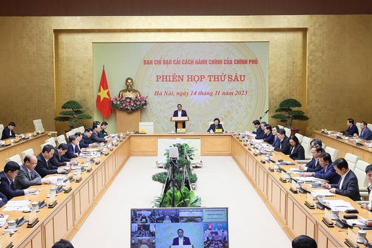 Thủ tướng chủ trì phiên họp Ban Chỉ đạo Cải cách hành chính của Chính phủ
