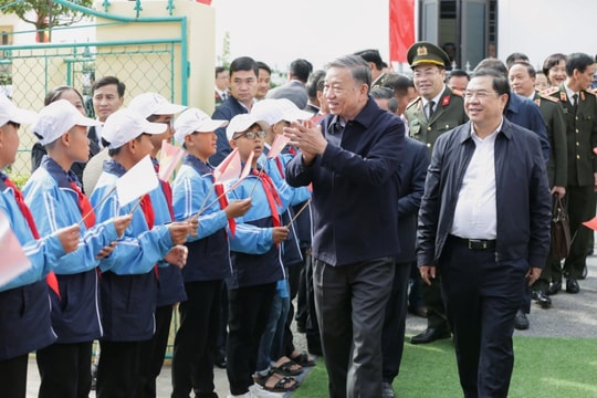 Đại tướng Tô Lâm dự Ngày hội Đại đoàn kết toàn dân tộc tại Nam Định