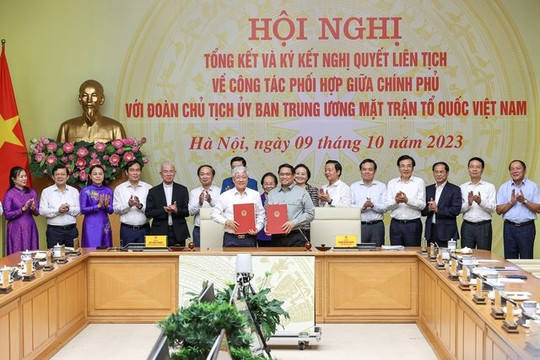 Chính phủ và Ủy ban Trung ương MTTQ Việt Nam phối hợp công tác