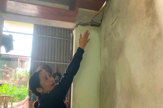 Nhà nứt, đường nát sau thi công cao tốc Bắc - Nam