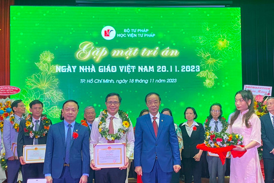 Học viện Tư pháp cơ sở tại TP.HCM kỷ niệm ngày Nhà giáo Việt Nam