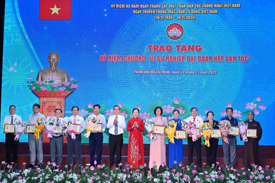 Tổng kết 20 năm Ngày hội Đại đoàn kết toàn dân tộc TP.HCM