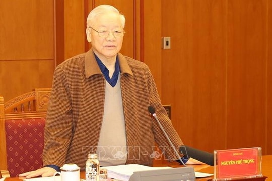 Tổng Bí thư chủ trì cuộc họp Thường trực BCĐ Trung ương về phòng, chống tham nhũng, tiêu cực