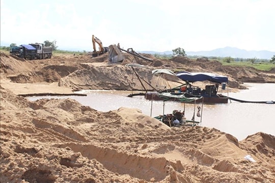 Nhiều vi phạm trong khai thác khoáng sản ở Phú Yên