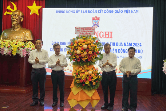Bà Rịa – Vũng Tàu: Tổ chức Hội nghị phong trào thi đua yêu nước trong đồng bào Công giáo