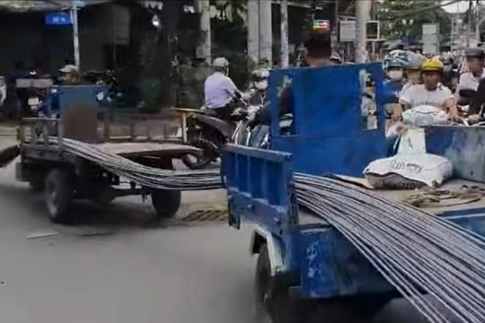 Vì sao khó xử lý xe thô sơ 3,4 bánh