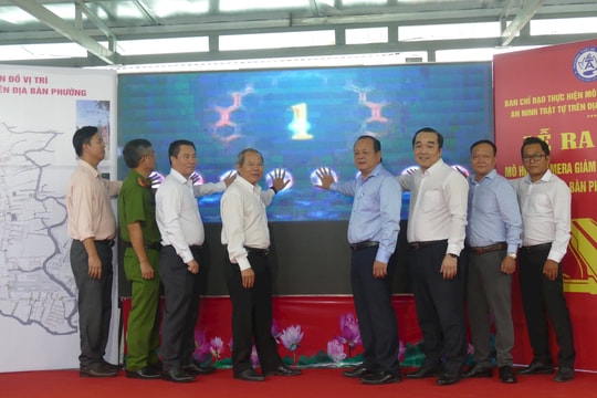 Đầu tư hơn 3,2 tỷ đồng làm mô hình camera giám sát an ninh trật tự
