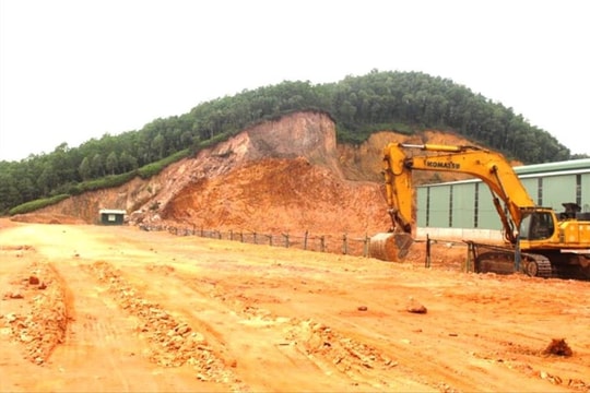 Vi phạm khai thác khoáng sản, một doanh nghiệp bị xử phạt 120 triệu đồng