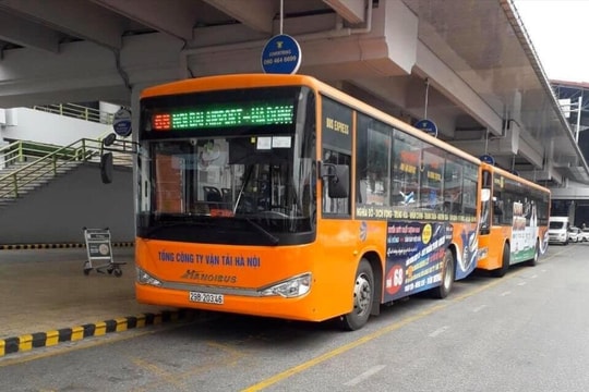 Transerco nghiên cứu mở thêm tuyến buýt nhanh tới sân bay Nội Bài